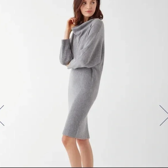 NWT Splendid Daphne Cowl Neck Sweater Dress - Picture 3 of 11